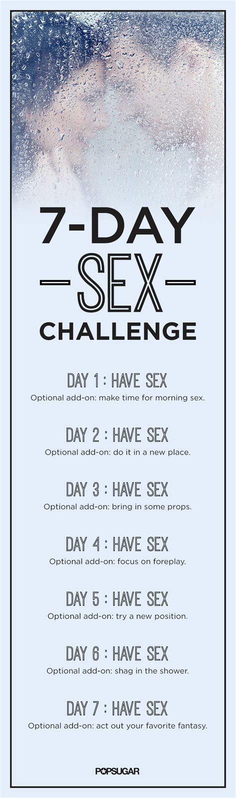 7 Day Sex Challenge Popsugar Love And Sex Free Download Nude Photo Gallery