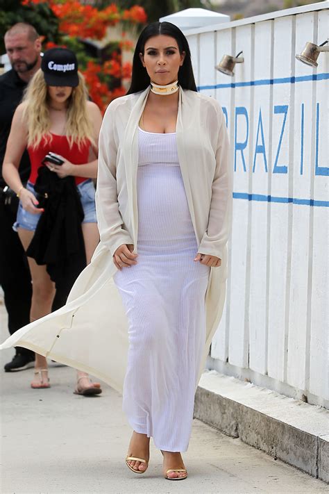 Kim Kardashian In St Barths Pregnant Kim Kardashians Most