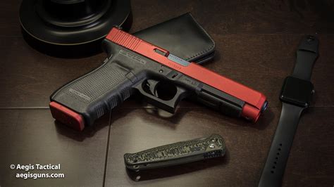 What Do You Think Glock 41 Mos With Custom Red And Blue Cerakote R