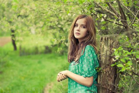 Beautiful Girl In The Spring Garden By Aleshynandrei 40430