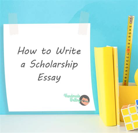 How To Write A Scholarship Essay Full Guide By HandMadeWriting