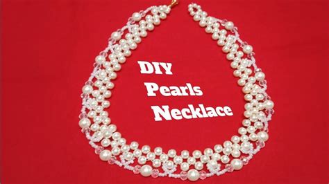 Charming Statement Necklacehow To Makepearl Necklace At Home Diy