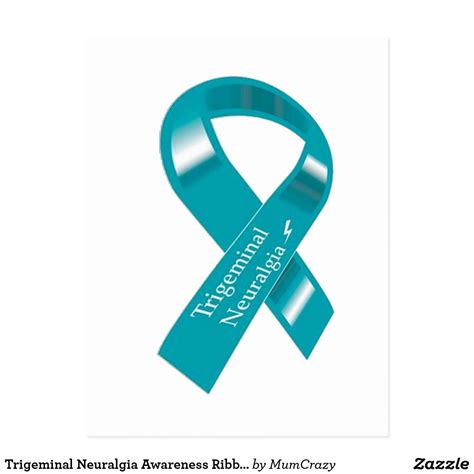 Trigeminal Neuralgia Awareness Ribbon Postcard Awareness