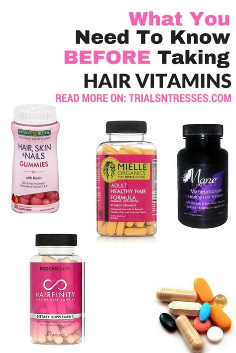 The mane choice healthy hair growth & retention vitamins. What You Need To Know Before Taking Hair Vitamins | Hair ...