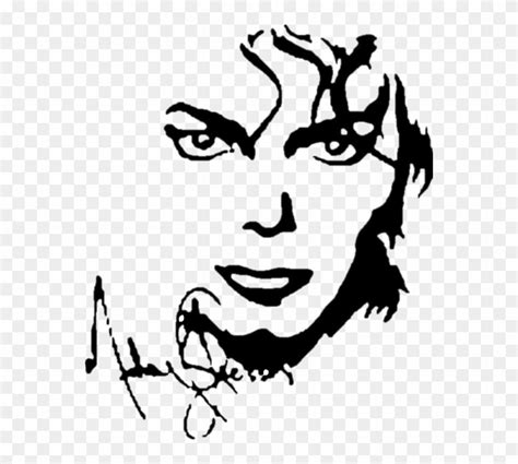 Mj Show Michael Jackson Pumpkin Carving Stencil Hd Png Download