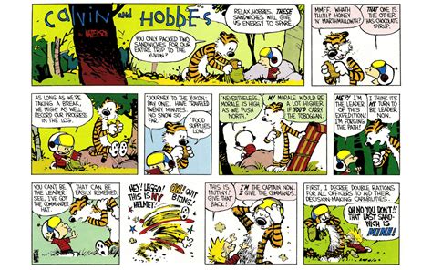 Calvin And Hobbes Decide To Run Away The Yukon