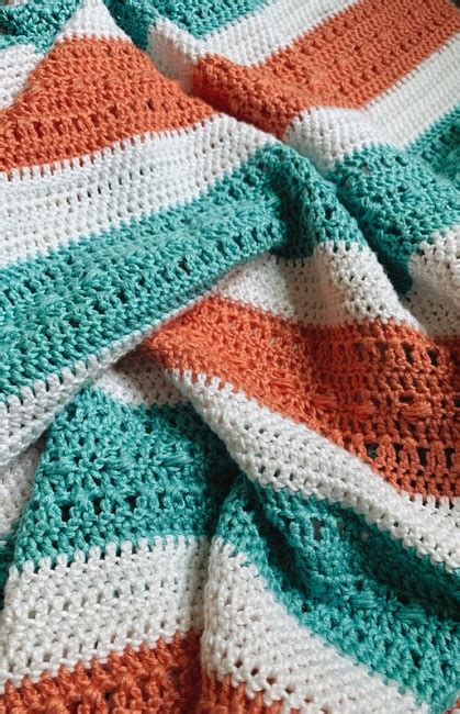 The Sara Bead Baby Blanket Crochet Pattern Ribblr