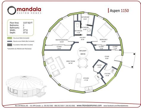 Aspen 1150 Large 2017 Round Mandala Premium Packaging Round House