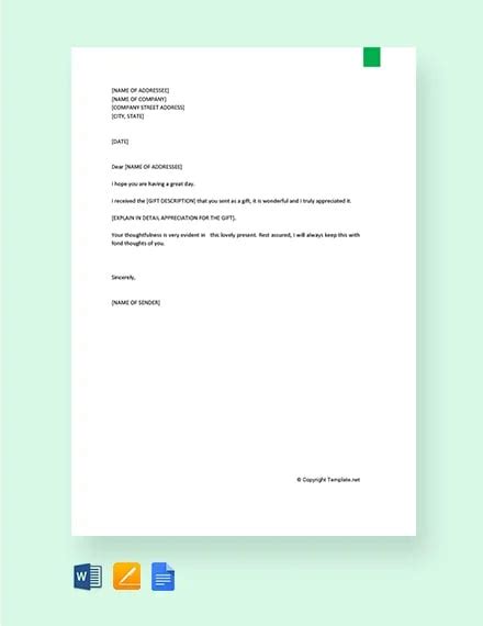 13 Sample Formal Thank You Letters Word Pdf Apple Pages