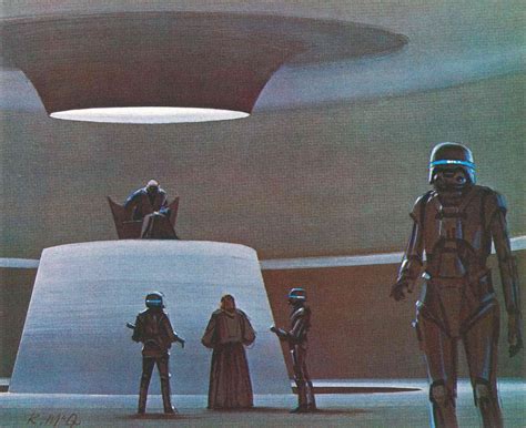 Concept Art By Ralph Mcquarrie For Battlestar Galactica 1979 Star