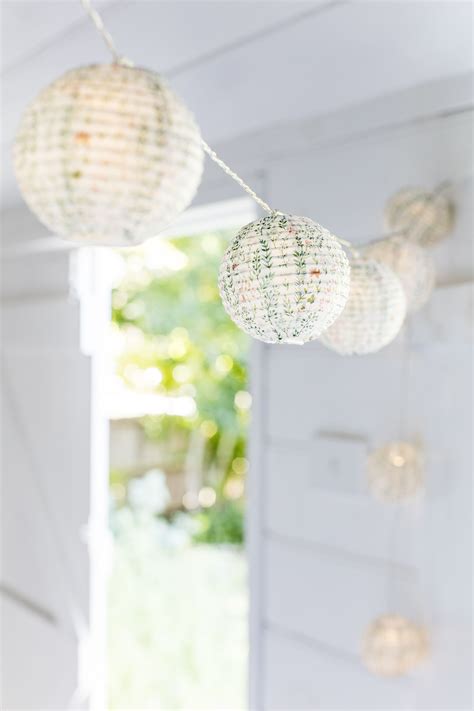 Bring A Touch Of The Outside In With These Paper Lantern Fairy Lights
