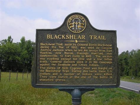 Blackshear Trail Ghm 40 1 Crisp Co Ga Georgia Historical Markers