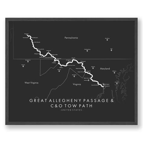 Great Allegheny Passage Gap And Chesapeake And Ohio Cando Etsy