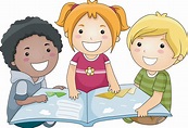 Kid reading clip art students reading together clipart - WikiClipArt