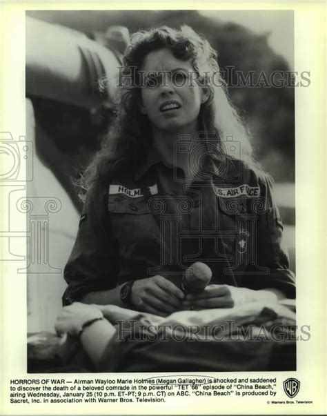 Press Photo Actress Megan Gallagher In China Beach On Television