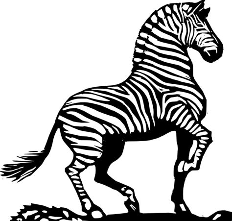 Download Wood Cut Zebra Clip Art at Clker.com - vector clip art ...
