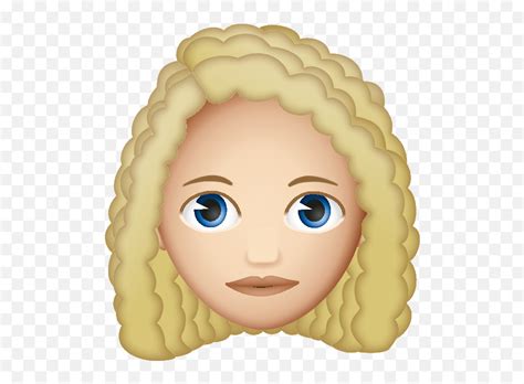 Emoji Fille Blonde