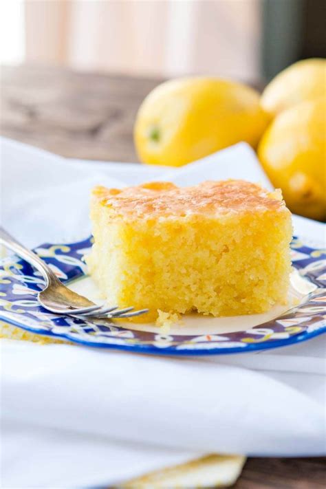 This Best Lemon Jello Cake Recipe Oh Sweet Basil