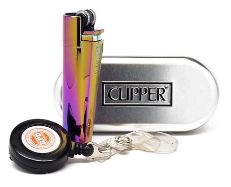 Clipper Metal Cigarette Lightericy Collection With Rpd Lighter Lasso