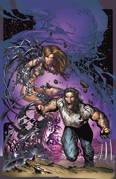 Witchblade Wolverine By Eric Basaldua Superhero Art Wolverine Art Wolverine
