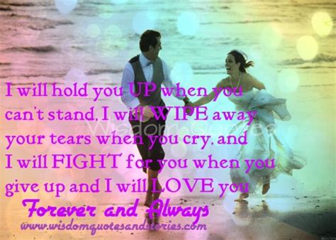 I Will Love You Forever And Always Wisdom Quotes And Stories