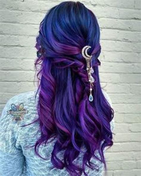 It does stand out in a very subtle way and i personally like it more than blue eyes and blonde hair. 44 Incredible Blue and Purple Hair Ideas That Will Blow ...