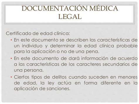 Documentos Medico Legales