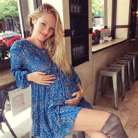 Candice Swanepoel Shows Off Bare Baby Bump On Instagram Ok Magazine