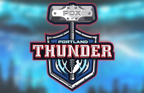 Portland Thunder Unveil Logo For New Franchise Portland Sports