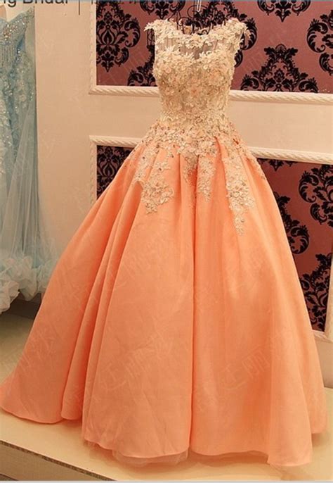 blush pink prom dresses ball gown prom dress prom gown pink prom gown elegant evening dress lace