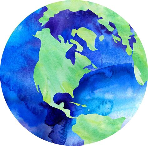 Watercolor World Stickers By Kayceedesigns Redbubble