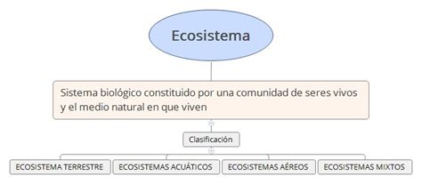 Mapa Conceptual Sobre Ecosistema Y Tipos De Ecosistemas Brainlylat