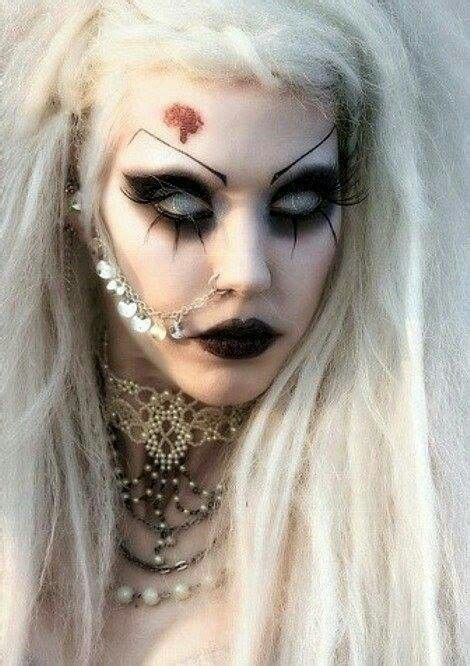 Ghost Nymph Adora Batbrat Fantasy Makeup Blonde Goth