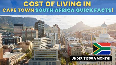 Cost Of Living In Cape Town South Africa 2024 Budget Guide