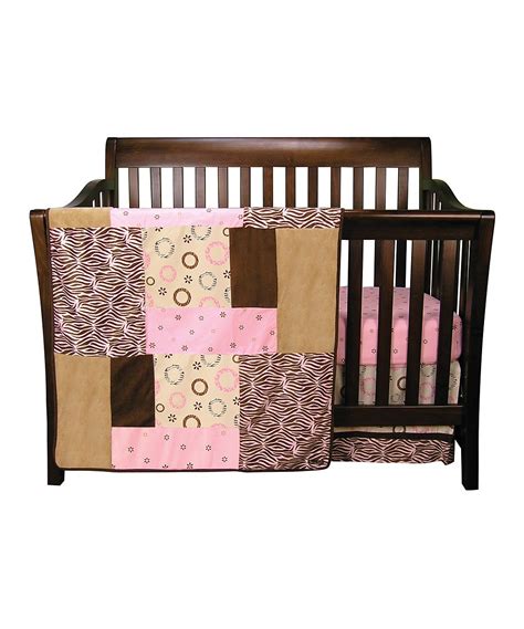 The two piece includes a crib sheet and skirt. Pink Sweet Safari Crib Bedding Set | Crib bedding sets ...