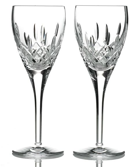 Waterford Stemware Lismore Nouveau Wine Glasses Set Of 2 Macy S