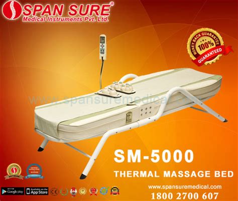 Sm 5000 Model Thermal Massage Bed At Best Price In New Delhi Span Sure Medical Instruments Pvt