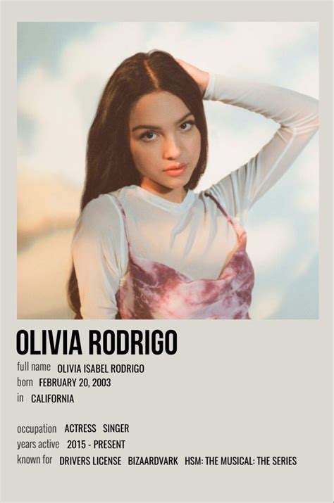 Olivia Rodrigo Movie Posters Minimalist Film Posters Minimalist