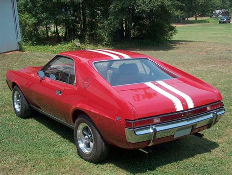 1969 American Motors Amx 2 Door Coupe Rear 3 4 81452