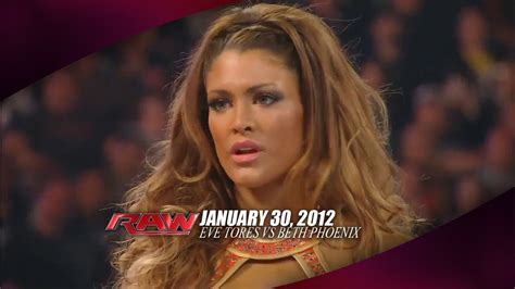 Swwe Wwe Raw 013012 Eve Torres Vs Beth Phoenix Kane And John