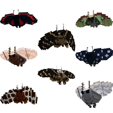 Mothsv3 Resource Pack A Replacement For Bats 7 Moths Available