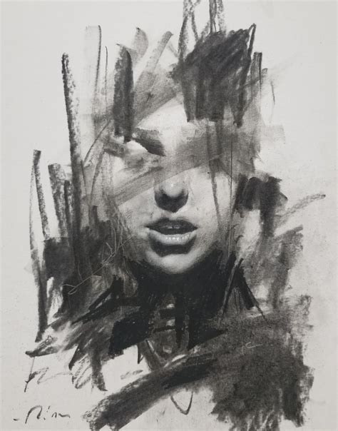 Charcoal Sketch Abstract Charcoal Art Charcoal Art Charcoal Sketch