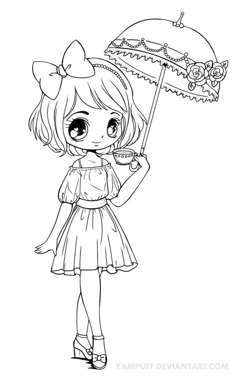 Black Girl Coloring Pages Coloring Pages Kawaii Girl Coloring Pages