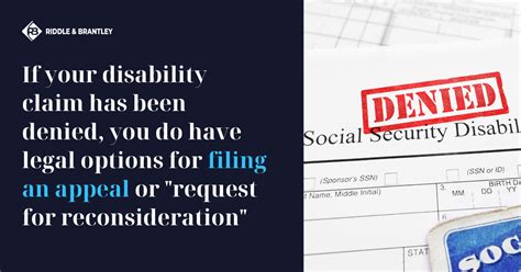 Social Security Disability Denials And Next Steps Riddle And Brantley