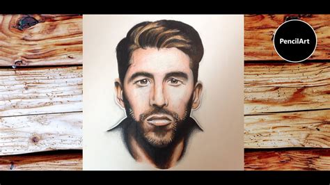 Drawing Sergio Ramos I Pencilart Youtube