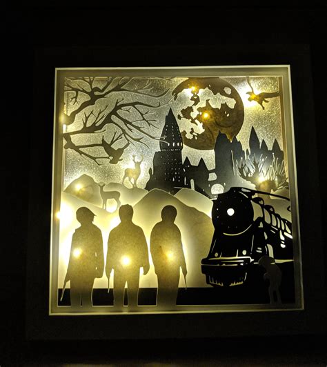Harry Potter Shadow Box Svg Free - Free SVG Cut Files