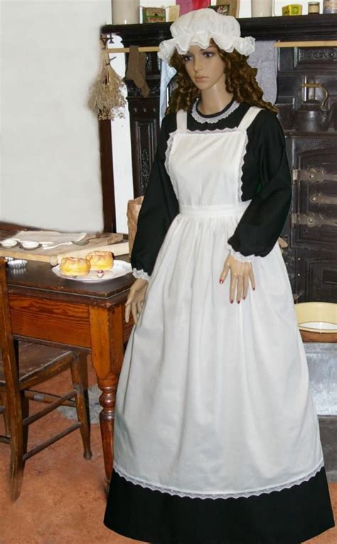 Victorian Maid Costume The Front Servant Clothes Maids Costume Maid Dress