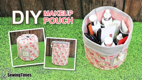Diy Makeup Storage Pouch Travel Cosmetic Bag Tutorial Sewingtimes