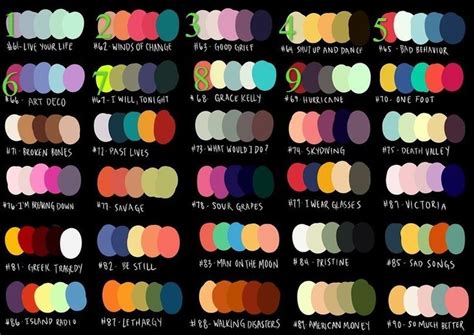 Pin By Mya Fairybooks On Для рисования Color Palette Design Color