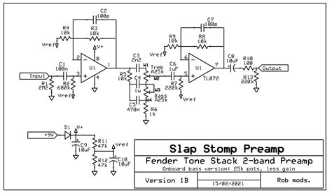 Diy Tone Stack Bass Preamp